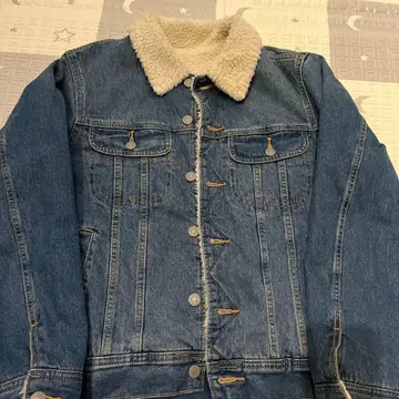 쉘파 라이닝 데님 자켓