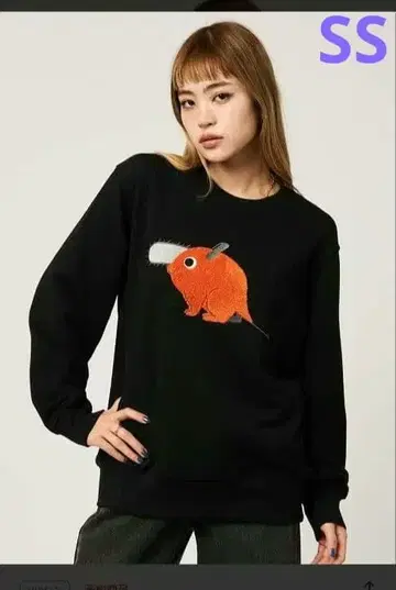 새상품 그라니프 체인소 맨 포치타 쭈리 맨투맨 SS 사이즈