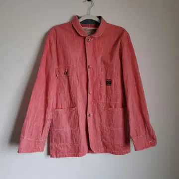 슈가케인 사이즈 S 핑크 데님 셔츠 커버올