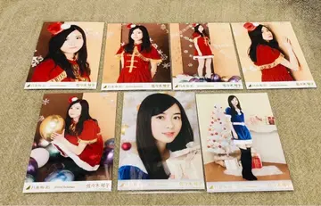 전 노기자카46 사사키 코토코 크리스마스 브로마이드 7장 세트