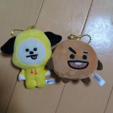 치미와 쿠키의 봉제 인형 키링