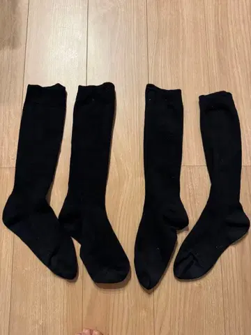 하이삭스 블랙 2족 세트 사용 후 중고 길이 약 40cm