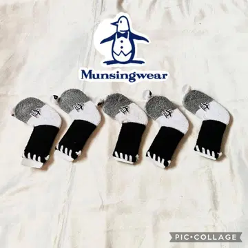 Munsingwear 골프 아이언 헤드커버 5개 세트
