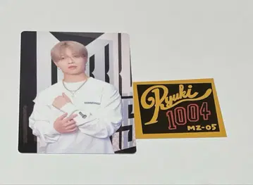 MAZZEL 마제베야 트레이딩 카드 포토 카드 류키 RYUKI