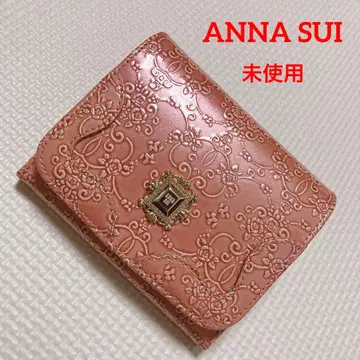 미사용 ANNA SUI 안나수이 접이식 지갑 루미 핑크