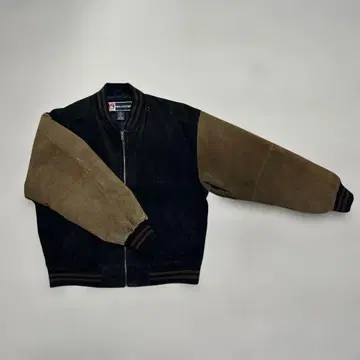 스웨이드 데님 집업 자켓