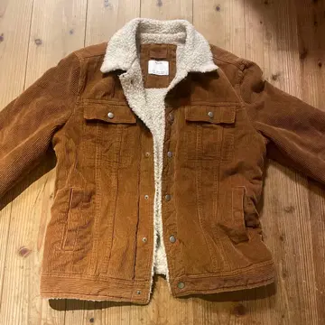 Bershka 코듀로이 자켓 S 브라운
