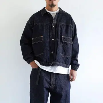 KAPTAIN SUNSHINE Denim Tracker Jacket