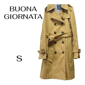 [ BUONA GIORNATA ] 트렌치코트 숏 기장 2way 머스타드