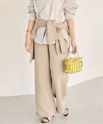 플라주 크라프트 팬츠 베이지 38