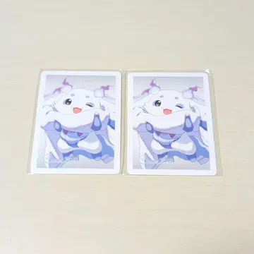 니지산지 룬룬 빗쿠라타마고 츠무마루 카드 2장