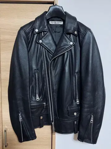 [ KATHARINE HAMNETT ] 레어 W 지퍼 라이더 자켓 M