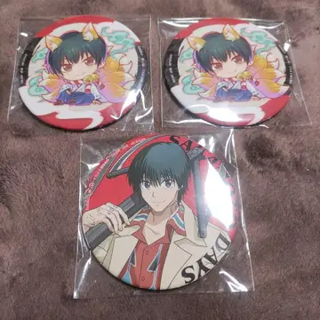 남코 한정판 사카모토 데이즈 캔뱃지 나구모 요이치 3개 세트