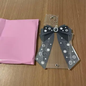 도톤보리 한정판 FUKUYA 포토 카드 아크릴 프레임 리본 블랙