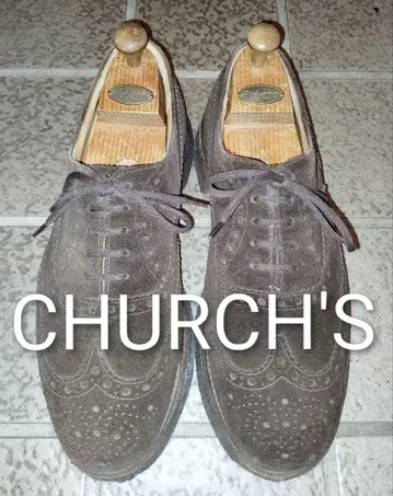 처치스 페어필드 다크 브라운 스웨이드 65F 초특가 판매 영국제