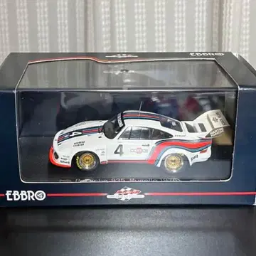 에브로 1/43 포르쉐 935 미니카 화이트/레드/블랙 #4