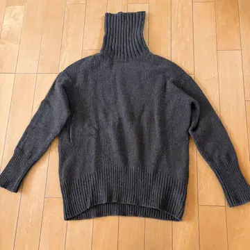 갤러리 바이 차콜 파인 울 하이넥 스웨터 M 사이즈