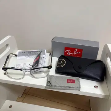 Ray-Ban 보스턴형 안경 클리어/블랙 기무라 타쿠야