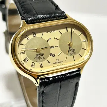 초레어 RICOH RIQUARTZ 더블 페이스 워치 손목시계