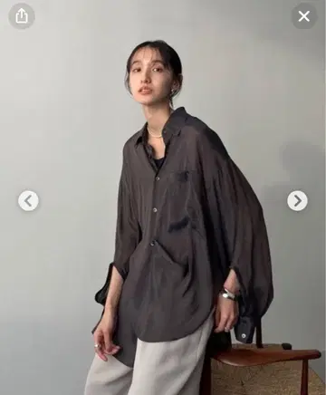 CLANE CHAMBRAY LOOSE SHIRT