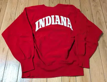 컨디션 최상 XL 90s 리버스 위브 맨투맨 인디애나 레드