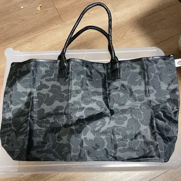 블랙 카모플라쥬 토트백