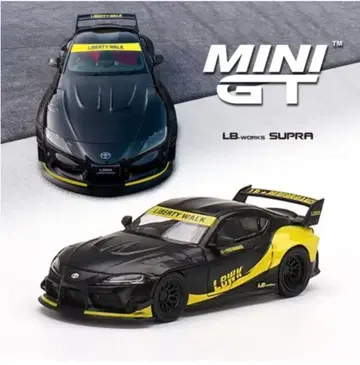 MINI GT 1/64 도요타 GR 수프라 LB-Works 매트 블랙