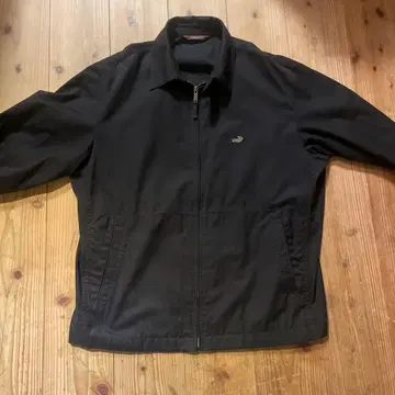 CROCODILE 블랙 지퍼 자켓