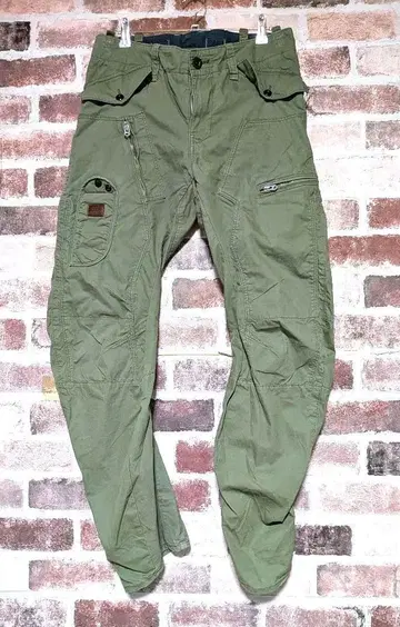 지스타로우 G-STAR RAW 카고 팬츠 입체 재단 W30 밀리터리