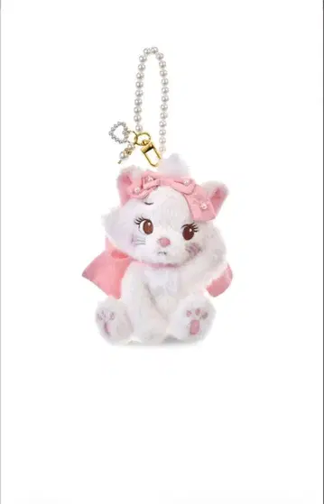 Disney 아리스토캣 마리 봉제 인형 키링 키체인