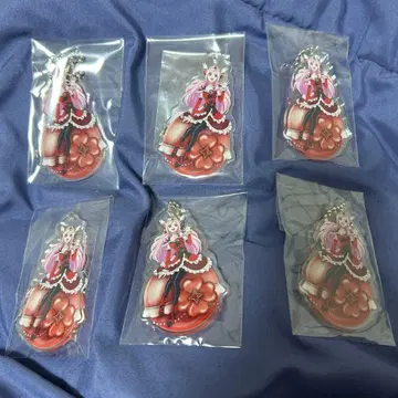 큐어 패션 키링 6개 낱개 판매