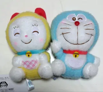 도라에몽 빨간 볼 봉제 인형 후와리Ver. 도라에몽과 도라미
