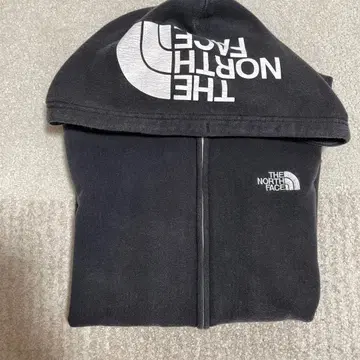 THE NORTH FACE 풀 지퍼 후드티 블랙 L