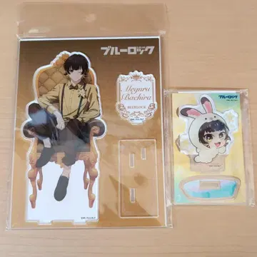 바치라 메구루 블루 록 아크릴 스탠드 왕좌 시원한 애니멀