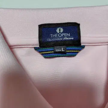 THE OPEN 피케 셔츠 L 사이즈 핑크
