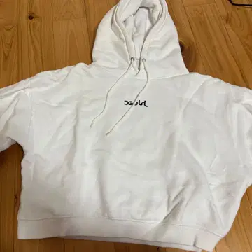 화이트 후드 부착 후드티 사이즈 2