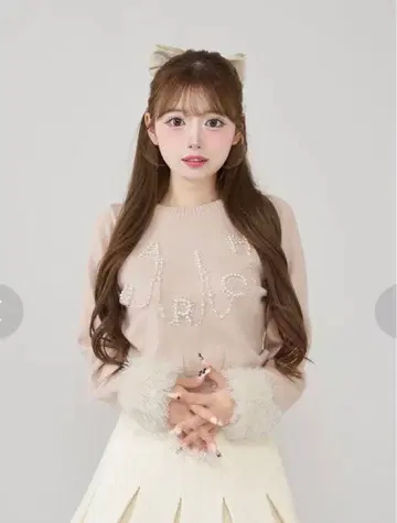 Darich DARICH 로고 펄 니트탑