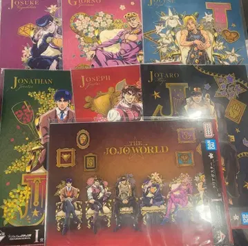 제일복권 죠죠 월드 I상 클리어 포스터 컴플리트