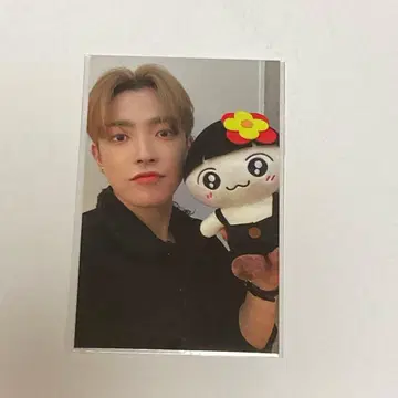 ATEEZ 홍중 teez-mon 하나몬 봉제 인형 트레이딩 카드