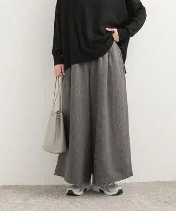 URBAN RESEARCH DOORS 개더 와이드 팬츠 M