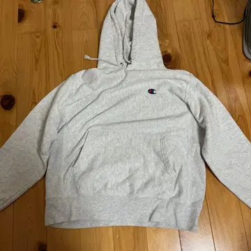 Champion Reverse Weave 후드티 M 그레이