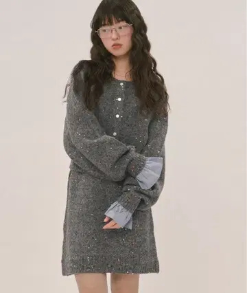 loin nuit 로완뉴이 spangle knit set up 니트