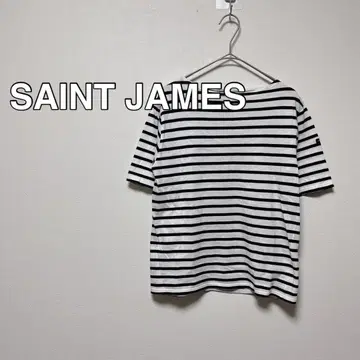 세인트 제임스 보더 반팔 티셔츠 여성용