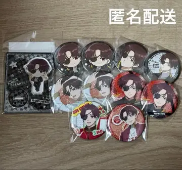 WIND BREAKER 소방준비 캔뱃지 아크릴 스탠드 세트