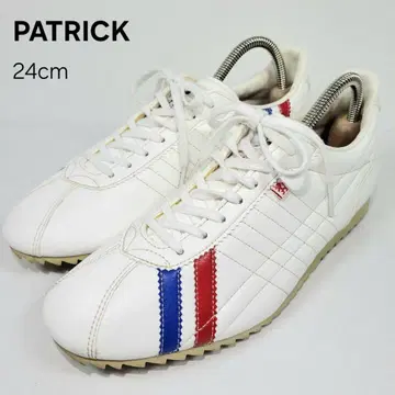 [새상품급] 패트릭 스니커즈 24cm 슈리 화이트 가죽