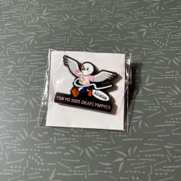 도쿄 2025 데플림픽 핀 배지 애슬레틱스