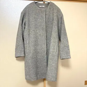 [ JOURNAL STANDARD ] 그레이 계열 롱 코트 여성용 모헤어