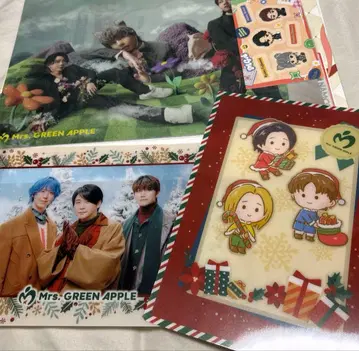 Mrs. GREEN APPLE 제일복권 클리어 파일 비주얼 시트 2장