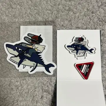 [체인소 맨 레제 편] 회장 한정판 지로리 아크릴 스탠드 스티커