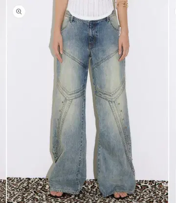 abeundmor STUDS LOOSE DENIM